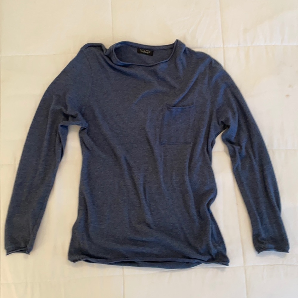 Zara Man Lightweight Fitted Crewneck Sweater - Large